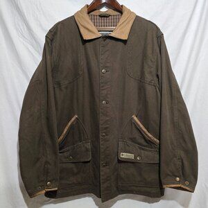 Vtg Columbia River Lodge Men's Quail Small Game Hunting Jacket - Green - Sz L*